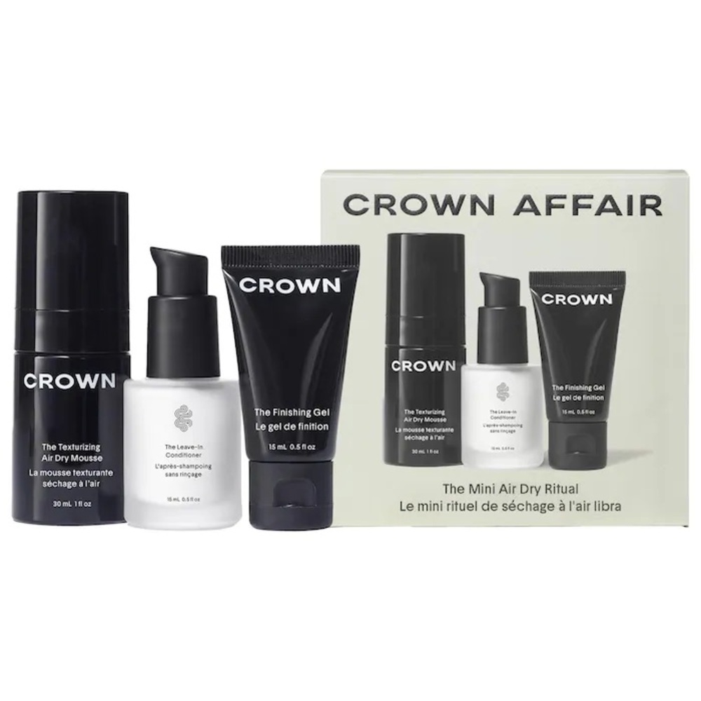 New Crown Affair The Mini Air Dry Hair Set